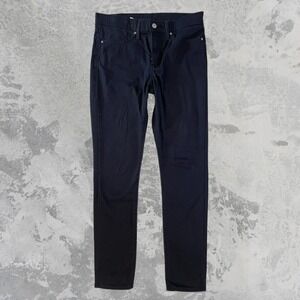 Levi Strauss Signature Men's 29x32 Regular Fit Black Jeans Straight Denim